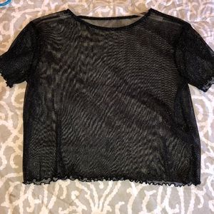 brandy melville see through top